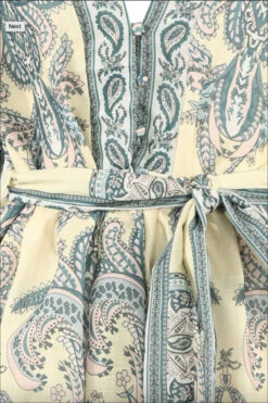 Marquis - Lemon Paisley Belted Flare Mini Dress -Deals Sarto View Store 18 31b1cb49 35ea 43d4 b435 343e82560fc5