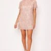 Tallia - Rose Sequin Shift Dress