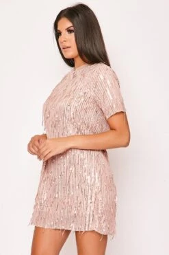 Tallia - Rose Sequin Shift Dress 7 Tallia - Rose Sequin Shift Dress -Deals Sarto View Store 23 07 missg 4385