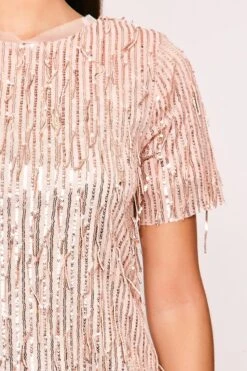 Tallia - Rose Sequin Shift Dress 6 Tallia - Rose Sequin Shift Dress -Deals Sarto View Store 23 07 missg 4391