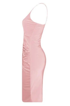 Lilith - Pink Cami Gathered Wrap Dress 10 Lilith - Pink Cami Gathered Wrap Dress -Deals Sarto View Store 24 1