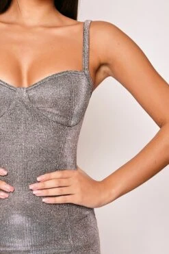 Vylet - Pink Strappy Glitter Shimmer Piping Bodycon Dress 9 Vylet - Pink Strappy Glitter Shimmer Piping Bodycon Dress -Deals Sarto View Store 26 10 missg 11295