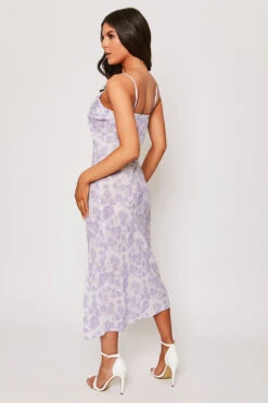 Simone - Lilac Watercolour Print Midaxi Dress -Deals Sarto View Store 28 05 MISSG 14705