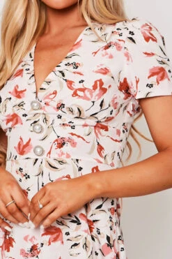 Millicent - Pink Floral Short Sleeve Mini Day Dress 7 Millicent - Pink Floral Short Sleeve Mini Day Dress -Deals Sarto View Store 28 05 MISSG 14722