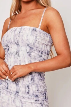 Lulu - Lilac Ruched Mesh Mini Bodycon Dress -Deals Sarto View Store 28 05 MISSG 14766