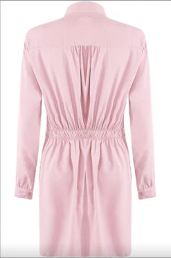 Steffany - Pink D Ring Asymmetric Shirt Dress -Deals Sarto View Store 7 0df7cfb1 1df8 4e59 aa5c 7ce0b958c8d4