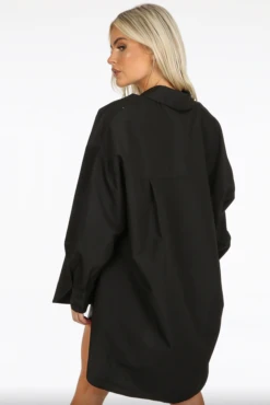 Amellina - Black Oversized Dip Hem Shirt -Deals Sarto View Store Screenshot2022 05 06at17.40.47