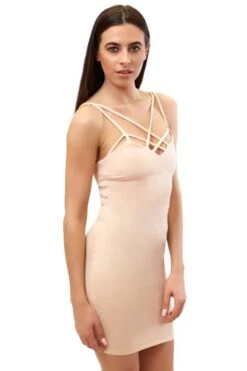 Kimora - Nude Multi Strap Mini Dress -Deals Sarto View Store kimora n3