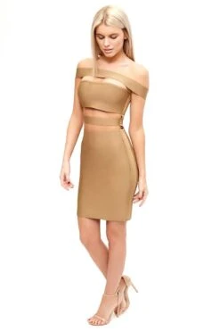 Keisha - Olive Green Bandage Dress -Deals Sarto View Store missg.dec .2.20162585