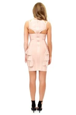 Sorrento - Pink Structured Bandage Dress -Deals Sarto View Store missg.mar .2.20176816