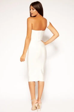 Radley - White One Shoulder Twist Front Bandage Midi Dress -Deals Sarto View Store missg.sept .201835516