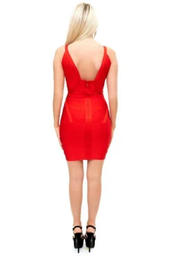 Nikalia - Red Bandage Dress -Deals Sarto View Store nikalia r5.1566222633