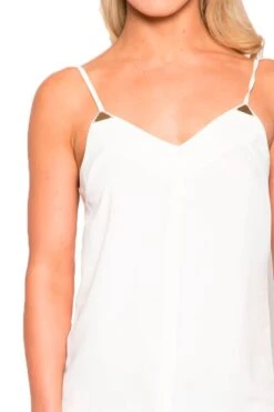 Roma - White Chiffon Dress -Deals Sarto View Store roma w6